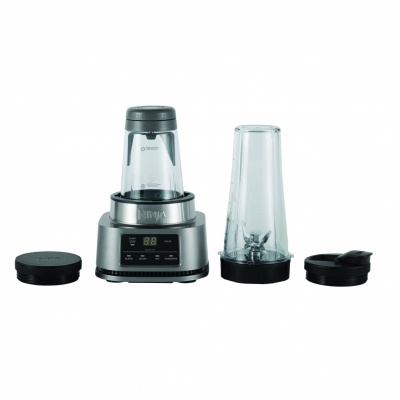 NINJA | Blender 2-in-1 with Smart Torque and Auto-iQ | CB100EU | Tabletop | 1100 W | Jar material Plastic | Jar capacity 0.7 L | Ice crushing | Silver