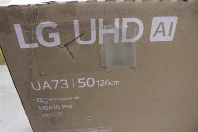 SALE OUT. LG 50UA73003LA 50" (127 cm) LED LCD TV | LG 50UA73003LA | 50 | Smart TV | webOS 25 | UHD | DAMAGED PACKAGING
