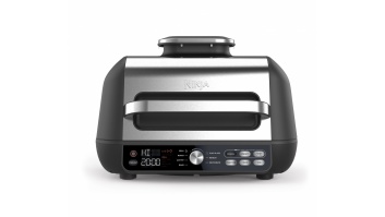 NINJA | Foodi MAX Pro Health Grill, Flat Plate and Air Fryer | AG651EU | Capacity 3.8 L | Black
