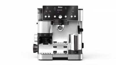 NINJA | Luxe Cafe Essential Espresso Machine | ES501EU | Pump pressure 9 bar | Built-in milk frother | Semi-automatic | Black