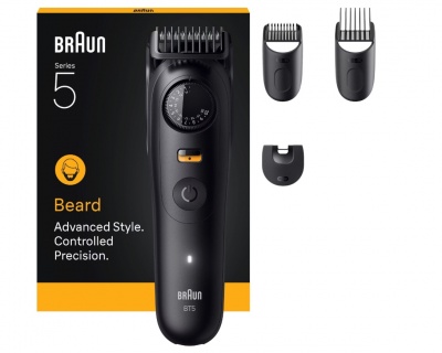 Braun Beard Trimmer | Series 5 BT5520 | Cordless | Number of length steps 40 | Black