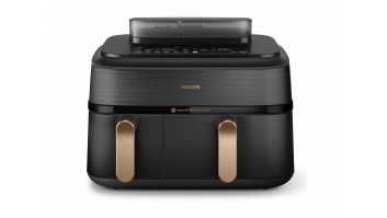 Philips Dual Steam Air Fryer | NA552/00 5000 Series | Power 2750 W | Capacity 9 L | RapidAir Plus | Black