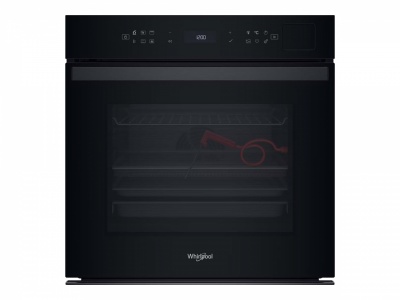 Whirlpool krāsns | WOI6A8FPT1SBA | 73 L | Elektriskā | Pirolītiskā/Hidrolītiskā | Elektroniskā | Tvaika funkcija | Augstums 59,7 cm | Platums 59,5 cm | Melna