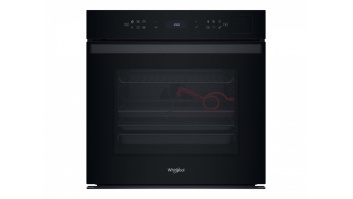 Whirlpool krāsns | WOI6A8FPT1SBA | 73 L | Elektriskā | Pirolītiskā/Hidrolītiskā | Elektroniskā | Tvaika funkcija | Augstums 59,7 cm | Platums 59,5 cm | Melna