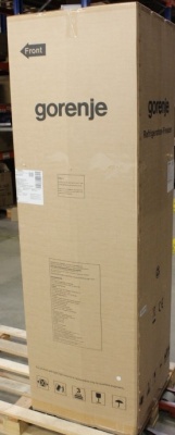 SALE OUT. Gorenje NRK418ECW4 Refrigerator, E, Free standing, Bottom freezer, Height 182 cm, Net Fridge 171 L, Net Freezer 85 L, White | Gorenje Refrigerator | NRK418ECW4 | Energy efficiency class E | Free standing | Combi | Height 182.4 cm | No Frost syst