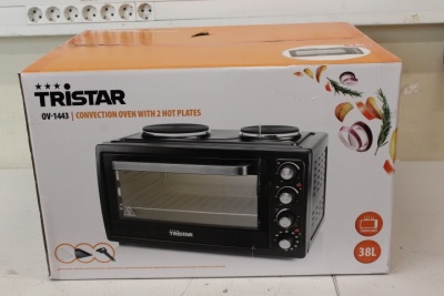 SALE OUT. | Tristar | Electric mini oven | OV-1443 | Integrated timer | 38 L | Power 3100 W | Black | DAMAGED PACKAGING