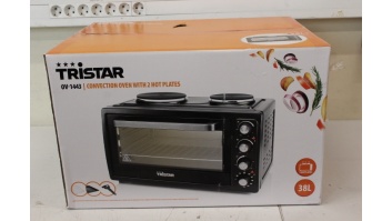 SALE OUT. | Tristar | Electric mini oven | OV-1443 | Integrated timer | 38 L | Power 3100 W | Black | DAMAGED PACKAGING