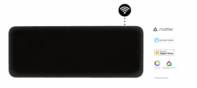 Mill Invisible Smart WiFi Heater | PA1300WIFI4B | Panel Heater | 1300 W | Suitable for rooms up to 15-19 m² | Black | IPX4