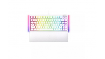 Razer | BlackWidow V4 75% | White | Gaming keyboard | Wired | US | Mechanical Switches