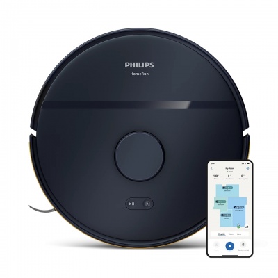 Philips | Robot Vacuum Cleaner | XU2000/10 2000 series | Wet&Dry | Operating time (max) 130 min | Lithium-ion | 2600 mAh | Dust capacity 0.38 L | 2700 Pa | Dark Blue