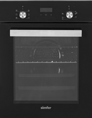 Simfer Oven | 4207DERSP.1 | 47 L | Multifunctional | Manual | Pop-up knobs | Height 59.5 cm | Width 45 cm | Black