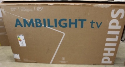 SALE OUT. Philips 65PUS8510/12 65" (164cm) QLED 4K Ambilight TV | Philips 65PUS8510/12 | 65 | Smart TV | TITAN OS | UHD | Black | REFURBISHED, SCRATCHES LEGS AND REMOVE CONTOL