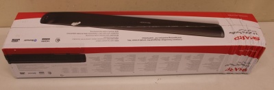 SALE OUT. Sharp HT-SB107 2.0 Compact Soundbar for TV up to 32", HDMI ARC/CEC, Aux-in, Optical, Bluetooth, 65cm, Gloss Black | Yes | Sharp Soundbar Speaker | HT-SB107 | Gloss Black | No | USB port | DAMAGED PACKAGING | AUX in | Bluetooth | Wireless connect