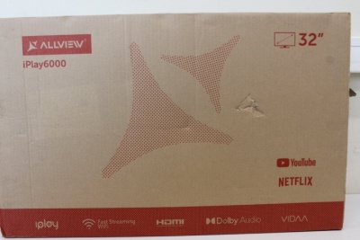 SALE OUT. Allview 32iPlay6000-H | 32" (81 cm) | Smart TV | VIDAA | HD | Black | DAMAGED PACKAGING,SCRATCHED ON HTE FRAME | Allview 32iPlay6000-H | 32" (81 cm) | Smart TV | VIDAA | HD | Black | DAMAGED PACKAGING