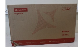 SALE OUT. Allview 32iPlay6000-H | 32" (81 cm) | Smart TV | VIDAA | HD | Black | DAMAGED PACKAGING,SCRATCHED ON HTE FRAME | Allview 32iPlay6000-H | 32" (81 cm) | Smart TV | VIDAA | HD | Black | DAMAGED PACKAGING