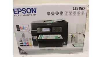SALE OUT. Epson EcoTank L15150 Pint Scan Copy Fax | Epson EcoTank L15150 | Inkjet | Colour | Multicunctional Printer | A3+ | Wi-Fi | Black | DAMAGED PACKAGING
