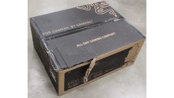 SALE OUT. Razer Enki Gaming Chair with Enchanced Customization, Black/Green | Enki Ergonomic Gaming Chair EPU Synthetic Leather; Steel; Aluminium | Black/Green | DAMAGED PACKAGING