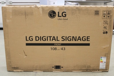 SALE OUT. LG 43UH5N-E 43“ 3840x2160/m2/16:9/8ms/ HDMI DP Audio | LG 43UH5N-E | 43 " | Landscape/Portrait | 24/7 | WebOS | DAMAGED PACKAGING | 500 cd/m² | 8 ms | 178 ° | 178 °