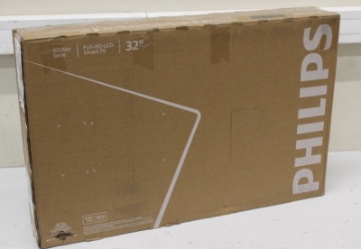 SALE OUT. Philips 32PFS6000/12 32" (80cm) Full HD TV | Philips LED Full HD TV | 32PFS6000/12 | 32 | Smart TV | TITAN OS | FHD | Black | DAMAGED PACKAGING