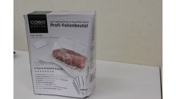 SALE OUT. Caso Bags 50 pcs. for Vacuum sealer 20x30cm | Caso | Foil Bags | 01219 | 50 units | Dimensions (W x L) 20 x 30 cm | Transparent | DAMAGED PACKAGING