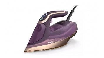 Philips | DST8040/30 Azur 8000 Series | Steam Iron | 3000 W | Water tank capacity 350 ml | Continuous steam 80 g/min | Steam boost performance 260 g/min | Dark Purple