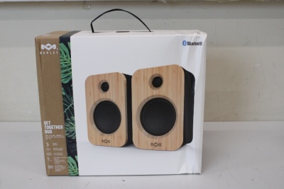 SALE OUT. Marley Get Together Duo Speaker, Bluetooth, Black | Marley | Get Together Duo Speaker | EM-JA019-SB | DAMAGED PACKAGING | 15 W | Bluetooth | Black | Portable | Wireless connection