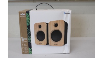 SALE OUT. Marley Get Together Duo Speaker, Bluetooth, Black | Marley | Get Together Duo Speaker | EM-JA019-SB | DAMAGED PACKAGING | 15 W | Bluetooth | Black | Portable | Wireless connection