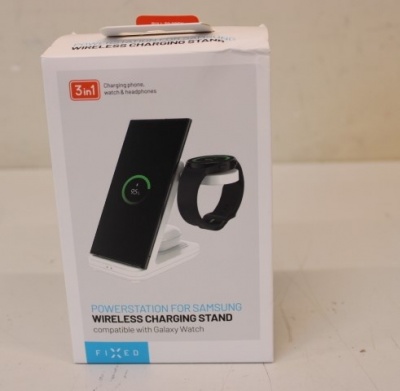 SALE OUT. FIXED Powerstation for Samsung, white | Fixed | Powerstation stand for Samsung | FIXPOS-SA-WH | DAMAGED PACKAGING, DEMO