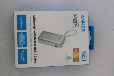 SALE OUT.  | Anker 545 Nano Power Bank | A1259G61 | 10000 mAh | Green | UNPACKED, SCRATCHED ON TOP