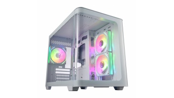 FSP Case | S380 | White | Mid Tower | Power supply included No