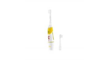 ETA Toothbrush | Sonetic ETA071090050 | Battery operated | For kids | Number of brush heads included 2 | Number of teeth brushing modes 1 | Yellow/White