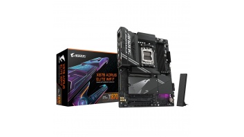 Gigabyte X870 AORUS ELITE WIFI7 | Processor family AMD | Processor socket AM5 | DDR5 | Supported hard disk drive interfaces SATA, M.2 | Number of SATA connectors 4