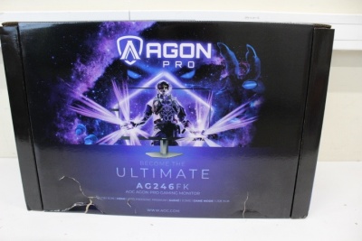 SALE OUT. AOC AG246FK 24“, 1920x1080, 16:9, 400 cd/m², 1ms, HDMI, Displayport | AOC AG246FK | 24.1 " | Ultra-Fast TN eSports | FHD | 16:9 | 540 Hz | 0.5 ms | 1920 x 1080 pixels | 400 cd/m² | HDMI ports quantity 2 | Black | Warranty 36 month(s) | DAMAGED P
