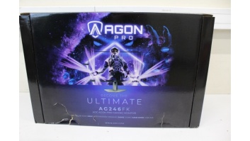 SALE OUT. AOC AG246FK 24“, 1920x1080, 16:9, 400 cd/m², 1ms, HDMI, Displayport | AOC AG246FK | 24.1 " | Ultra-Fast TN eSports | FHD | 16:9 | 540 Hz | 0.5 ms | 1920 x 1080 pixels | 400 cd/m² | HDMI ports quantity 2 | Black | Warranty 36 month(s) | DAMAGED P