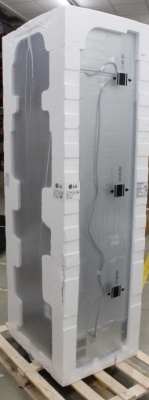 SALE OUT. LG GBV3200CPY Refrigerator, Free-standing, Bottom freezer, C, Height 2,03 m, Net fridge 277 L, Net freezer 110 L, Silver | LG Refrigerator | GBV3200CPY | Energy efficiency class C | Free standing | Combi | Height 203 cm | No Frost system | Fridg