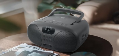 Muse MD-208BT Portable Radio CD Player With Bluetooth