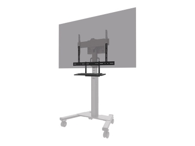 Neomounts AV40-500BL Keyboard shelf kit 43-110" - VESA - max 2,5 kg - universal, Black | Neomounts