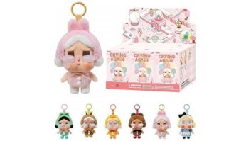 Crybaby Crying Again, 17 cm Cryings Again plīša figūriņas, Crybabys plīša atslēgu piekariņi, Cry Baby leļļu kulons, Cryings Babies plīša lelle