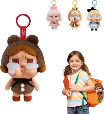 Crybabys plīša atslēgu piekariņi, Cryings Again leļļu figūriņas, figūriņas, darbības figūriņas, kolekcionējamas figūriņas un kolekcionāriem, mākslas rotaļlieta, rotaļu figūriņas, dāvana, plīša lelles piekariņa figūriņas, dzimšanas dienas dāvana