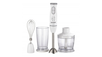 Gorenje | Blender | HBC564QW | Hand Blender | 560 W | Jar material Plastic | Jar capacity 0.5 L | Chopper | White