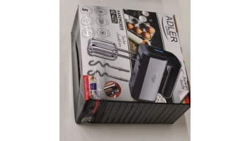 SALE OUT. Adler AD 4225 Hand Mixer, 3 functions, 300W | Adler | Hand mixer | AD 4225 | Hand Mixer | 300 W | Number of speeds 5 | Turbo mode | Stainless steel | DAMAGED PACKAGING
