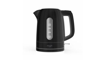 Adler Kettle | AD 1380b | Electric | 2200 W | 1 L | Polypropylene | 360° rotational base | Black