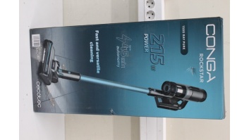 SALE OUT. Cecotec Conga Rockstar 1500 Ray Pure Upright vacuum cleaner | Cecotec Vacuum cleaner | Conga Rockstar 1500 Ray Pure | Cordless operating | Handstick | 215 W | 25.2 V | Operating time (max) 45 min | Black/Grey | Warranty 24 month(s) | DAMAGED PAC