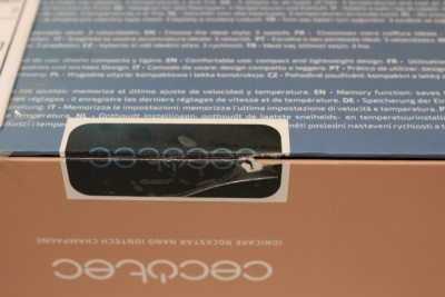 SALE OUT. Cecotec IoniCare RockStar Nano IonTech Champagne Hair dryer | Cecotec Hair Dryer | IoniCare RockStar Nano IonTech Champagne | 1600 W | Number of temperature settings 3 | Ionic function | Champagne | DAMAGED PACKAGING, UNPACKED