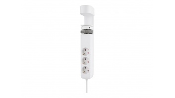 Neomounts DS22-840WH6 Desk socket with clamp and USB-C and USB-A ports - Quick charging | Neomounts