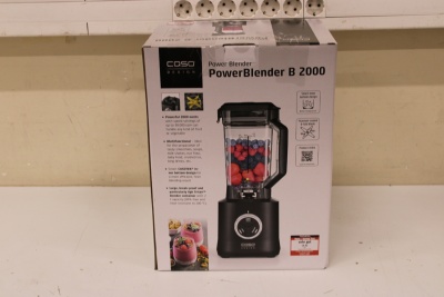 SALE OUT. Caso B 2000 Power Blender, Power 2000 W, Black | Caso Power Blender | B 2000 | Tabletop | 2000 W | Jar material Tritan | Jar capacity 2 L | Ice crushing | Black | DEMO