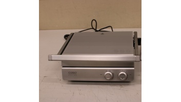 SALE OUT. Caso 02837 SteakChef Double Contact Grill, 2000 W, Stainless Steel | Caso Double Contact Grill | SteakChef | Contact grill | 2000 W | Stainless Steel | UNPACKED, MISSING SPATULA