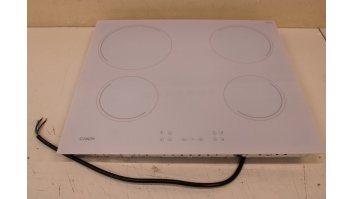 SALE OUT. Candy CH64CCW Hob, Vitroceramic, Width 59 cm, 4 cooking zones, Touch control, White | Candy Hob | CH64CCW | Vitroceramic | Number of burners/cooking zones 4 | Touch | White | UNPACKED, SCRATCHED ON TOP