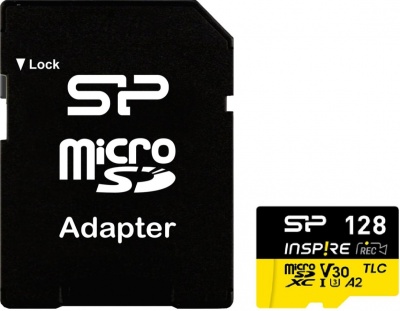 SILICON POWER Inspire 128GB TLC, R/W 170/150 MB/s, DDR200, V30, A2, UHS-I U1 | Silicon Power