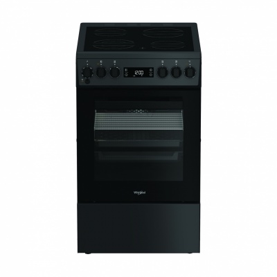 Whirlpool Cooker | W5V8LCSA | Hob type Vitroceramic | Oven type Electric | Anthracite | Width 50 cm | Depth 60 cm | 60 L